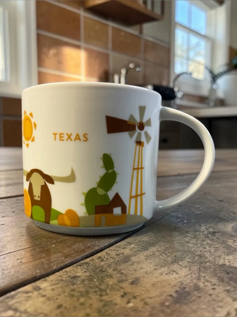 STARBUCKS TEXAS YOU ARE HERE COLLECTION 14 OZ COFFEE MUG 2017